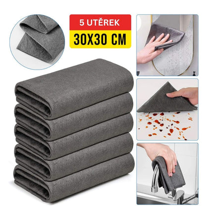 Zázračná mikroutěrka pro univerzální použití - 5 kusů